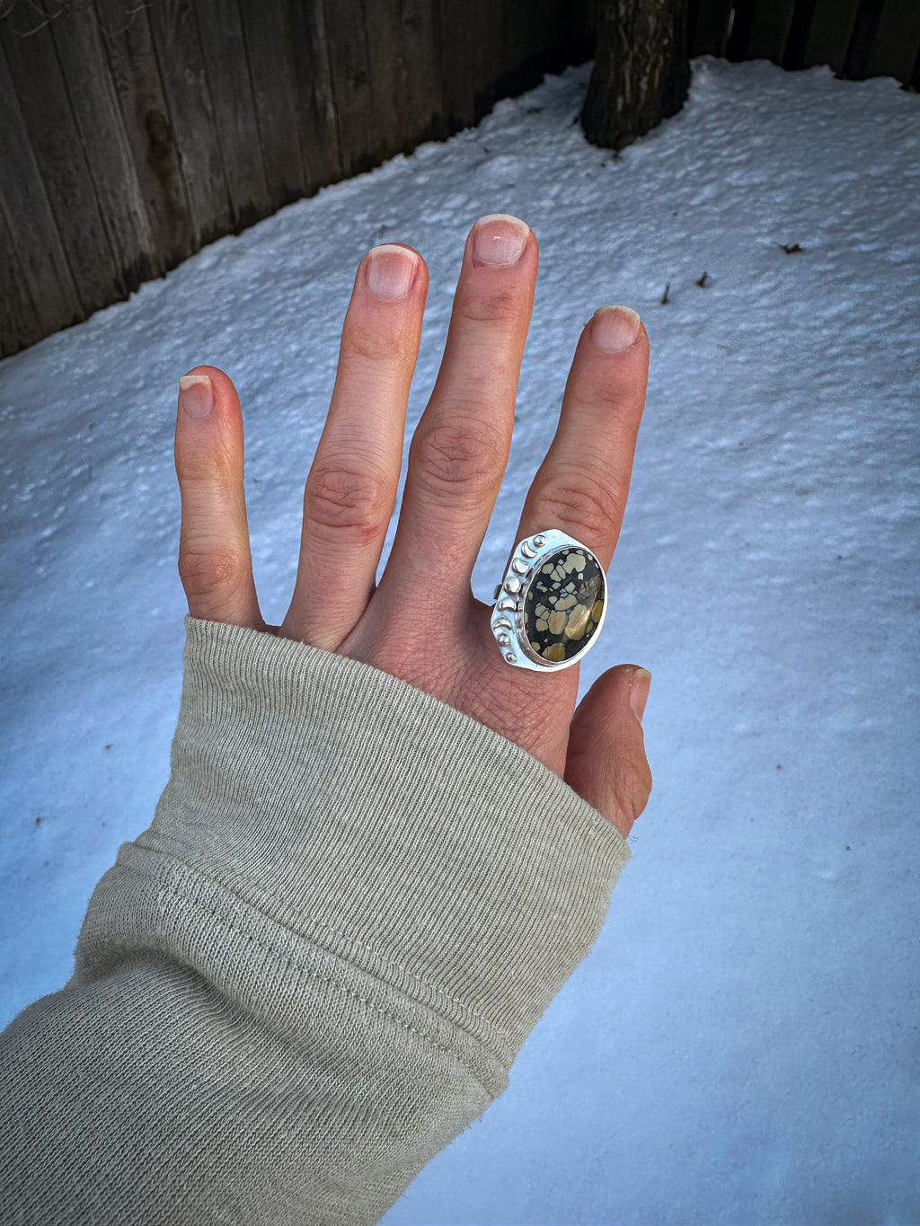 Moonrise Variscite Ring
