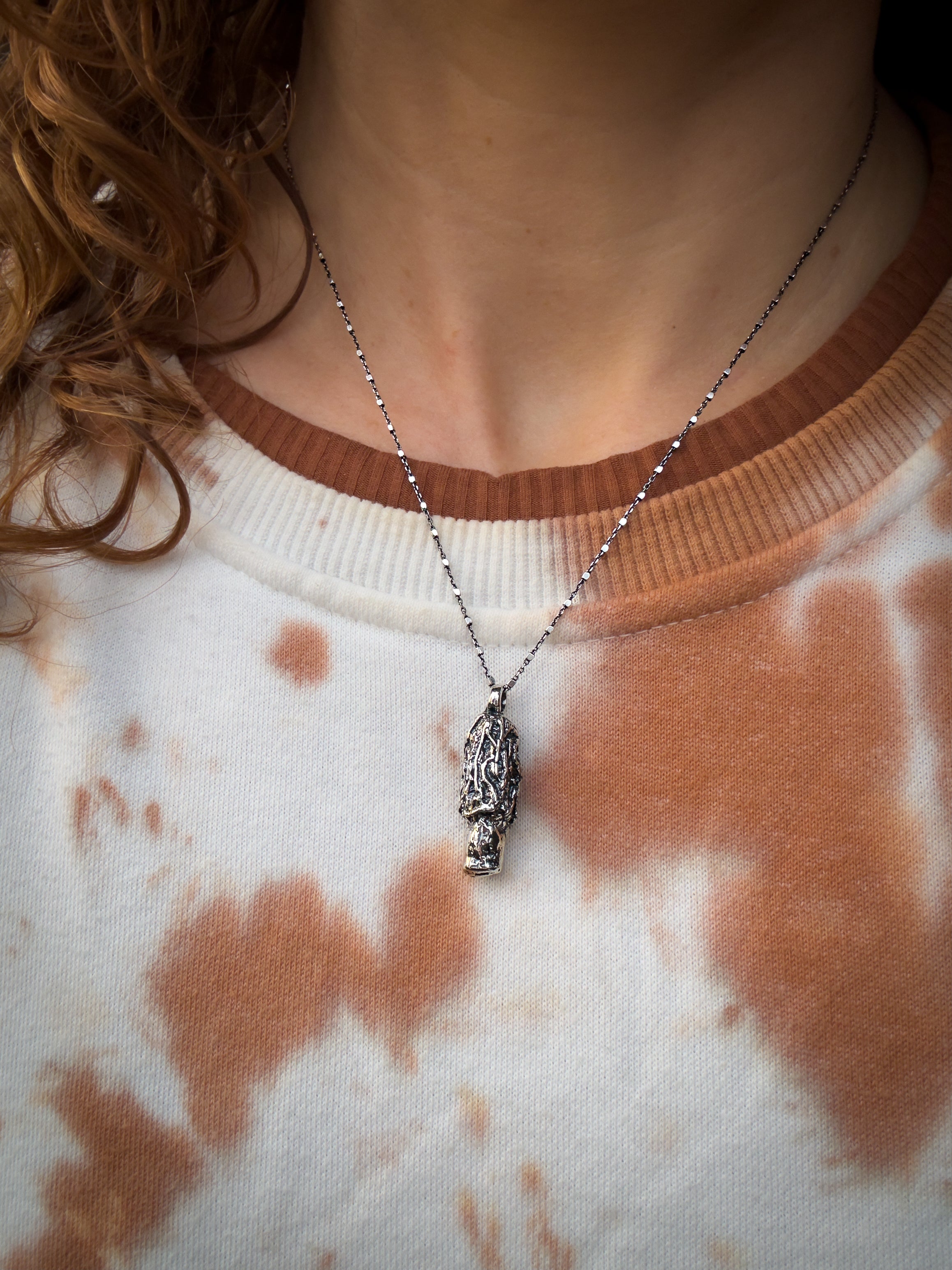 Morel Pendant #4