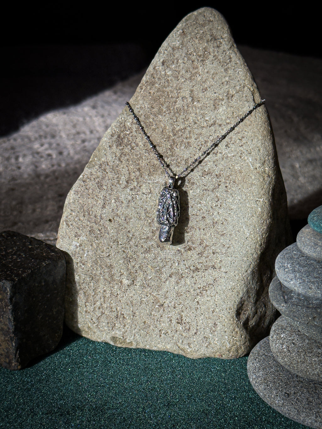 Morel Pendant #4
