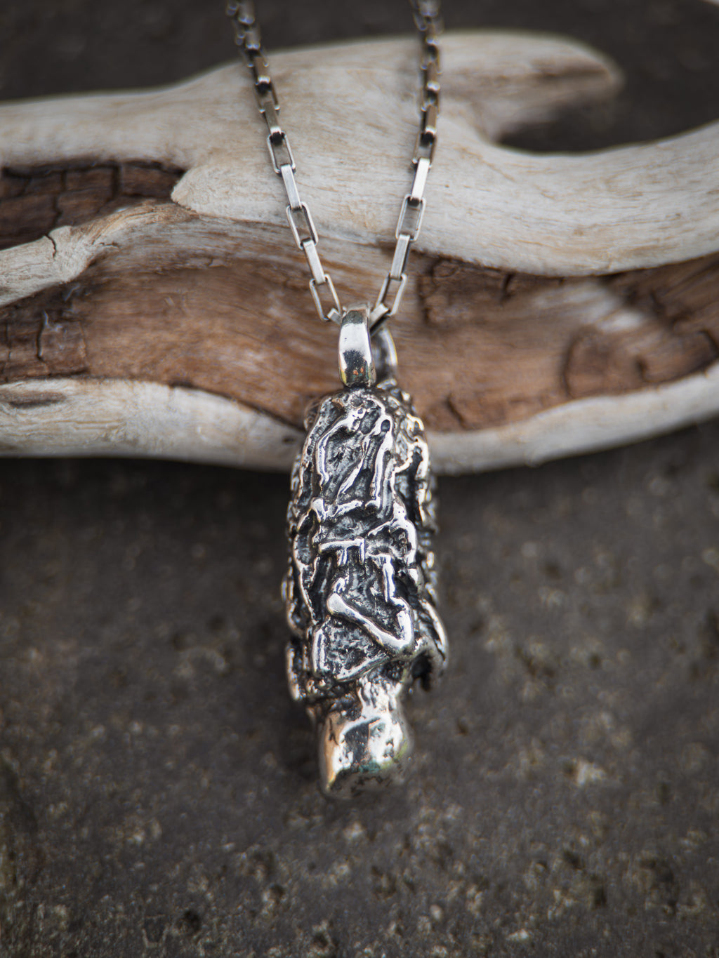 Morel Pendant #5