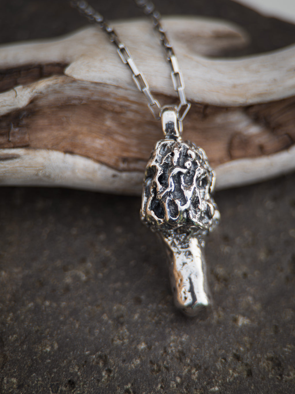 Morel Pendant #6