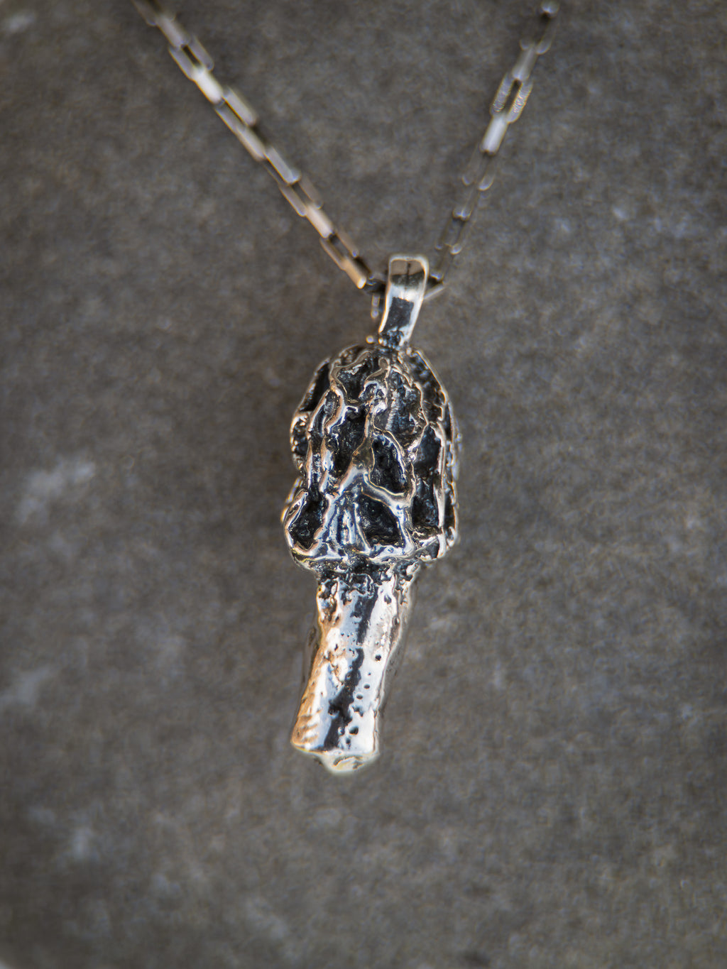 Morel Pendant #6