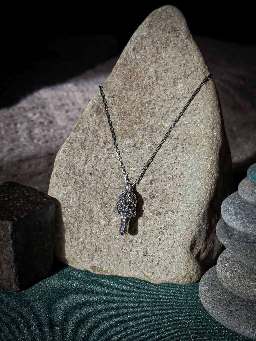 Morel Pendant #6